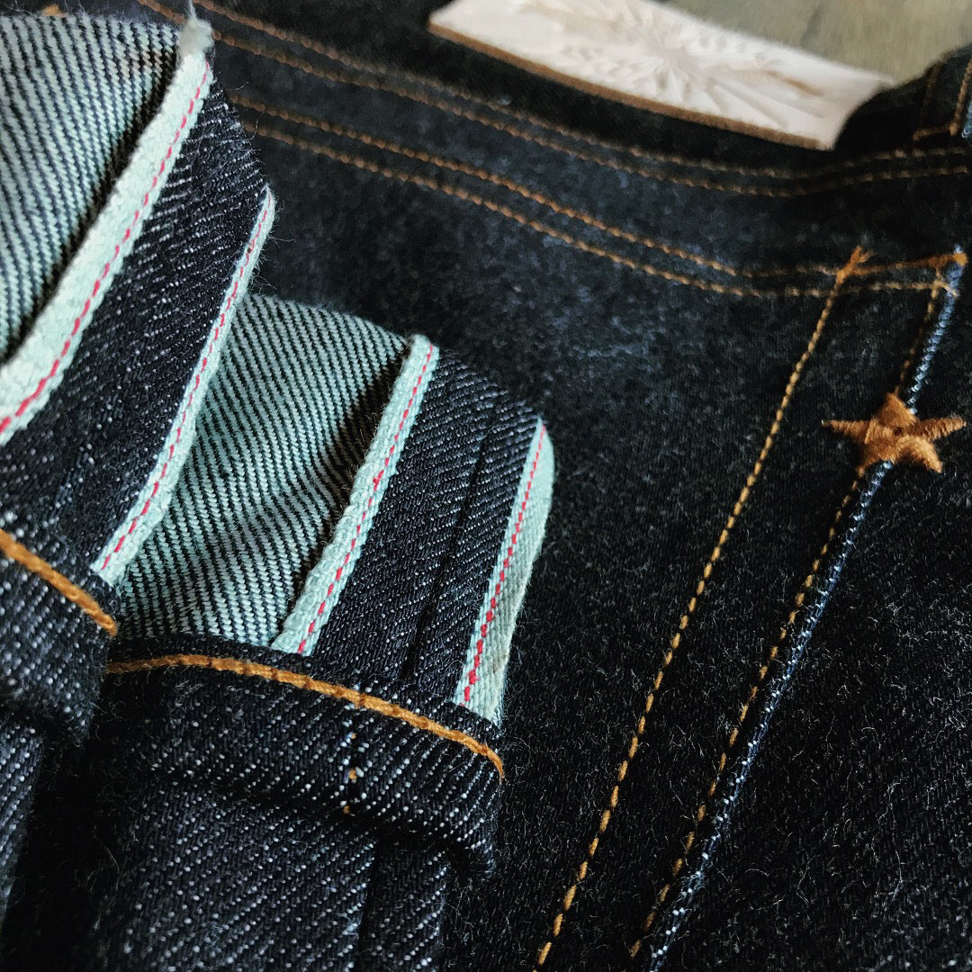 FACTORY IRREGULARS Indigo Selvage Denim 12oz-16oz