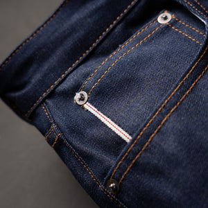 Slim Straight 12.5oz WWII Blue Selvage Denim raw selvage denim — Brave Star Selvage