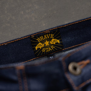 Slim Straight 12.5oz WWII Blue Selvage Denim raw selvage denim — Brave Star Selvage