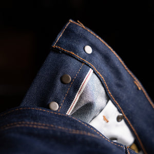 Slim Straight 12.5oz WWII Blue Selvage Denim raw selvage denim — Brave Star Selvage