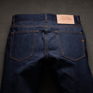 Slim Straight 12.5oz WWII Blue Selvage Denim raw selvage denim — Brave Star Selvage