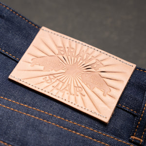 Slim Straight 12.5oz WWII Blue Selvage Denim raw selvage denim — Brave Star Selvage