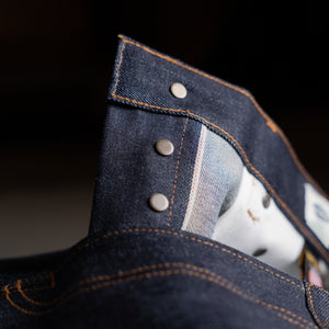 Strongman 13oz Witness Cone Mills Selvage Denim raw selvage denim — Brave Star Selvage