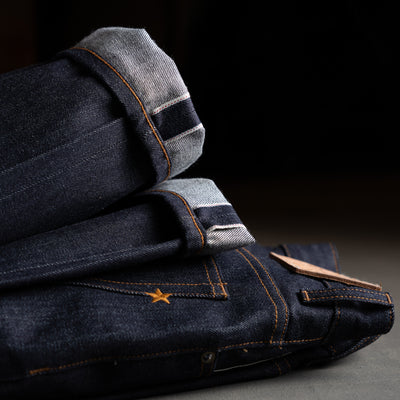 Strongman 13oz Witness Cone Mills Selvage Denim raw selvage denim — Brave Star Selvage