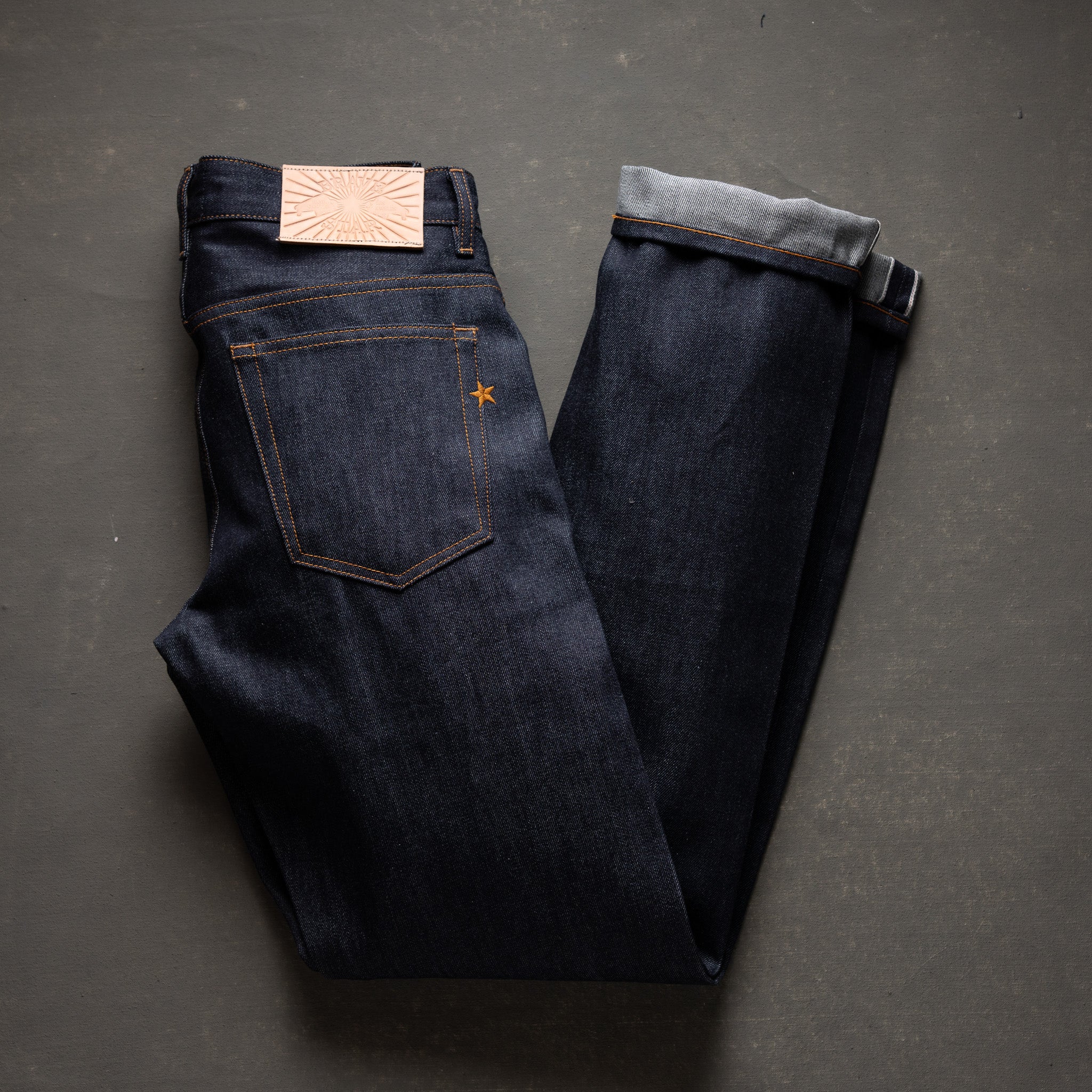 Strongman 13oz Witness Cone Mills Selvage Denim raw selvage denim — Brave Star Selvage