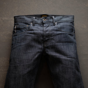 True Straight 14oz Indigo Herringbone Japan Selvage Denim raw selvage denim — Brave Star Selvage