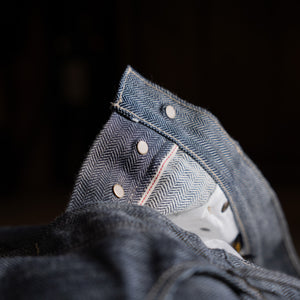 True Straight 14oz Indigo Herringbone Japan Selvage Denim raw selvage denim — Brave Star Selvage