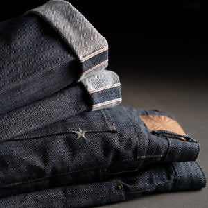 True Straight 14oz Indigo Herringbone Japan Selvage Denim raw selvage denim — Brave Star Selvage