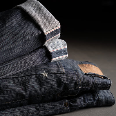 True Straight 14oz Indigo Herringbone Japan Selvage Denim raw selvage denim — Brave Star Selvage