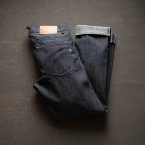 True Straight 14oz Indigo Herringbone Japan Selvage Denim raw selvage denim — Brave Star Selvage