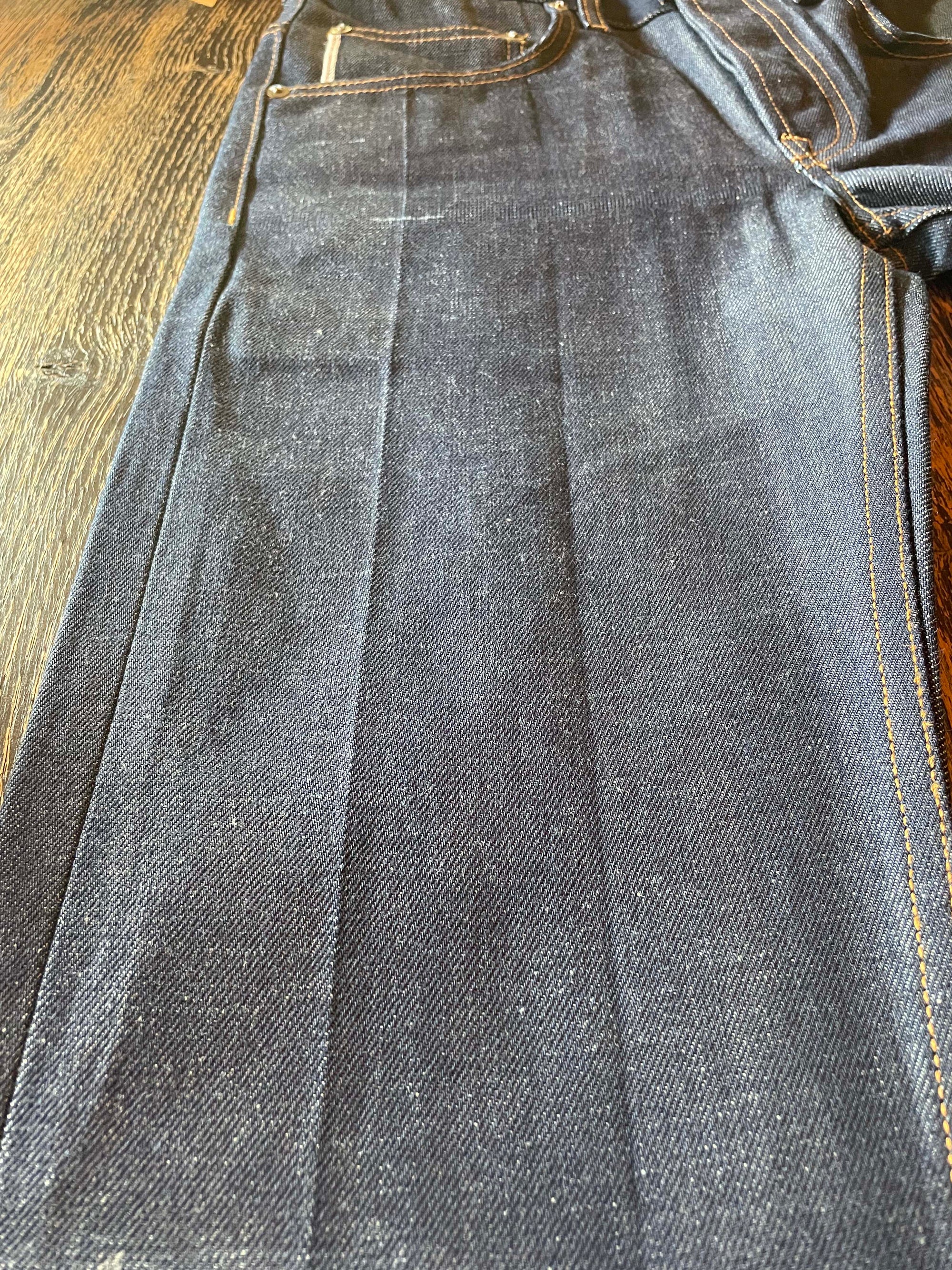 FACTORY IRREGULARS Indigo Selvage Denim 12oz-16oz