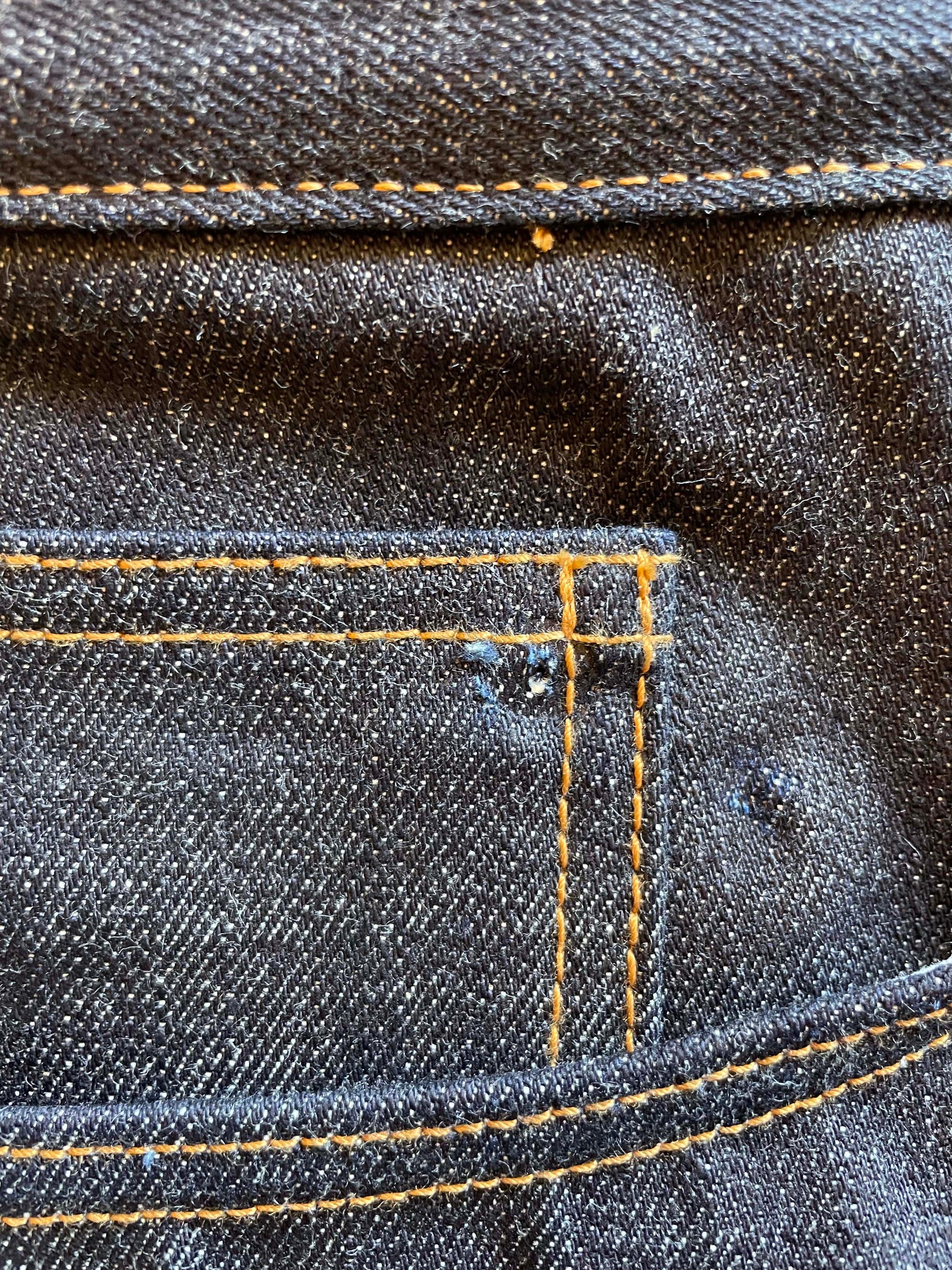 FACTORY IRREGULARS Indigo Selvage Denim 12oz-16oz