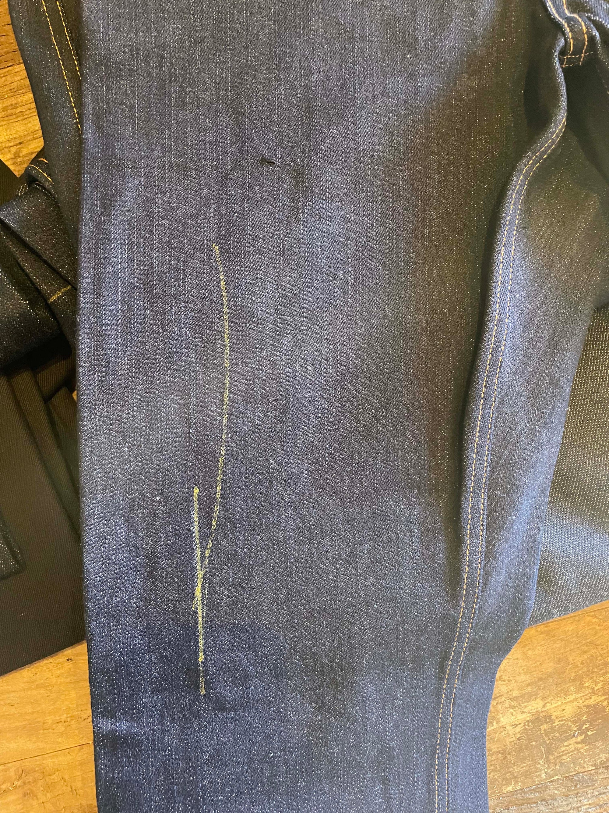 FACTORY IRREGULARS Indigo Selvage Denim 12oz-16oz