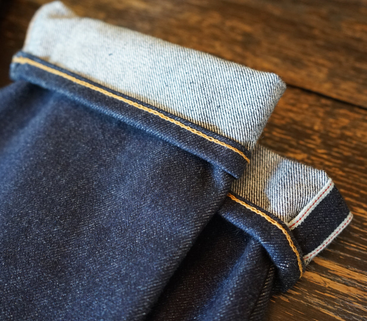 The Skeleton Skinny 15.5oz Japan Selvage Denim