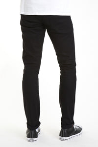 Japanese Affordable Black Selvedge skinny Stretch denim selvage