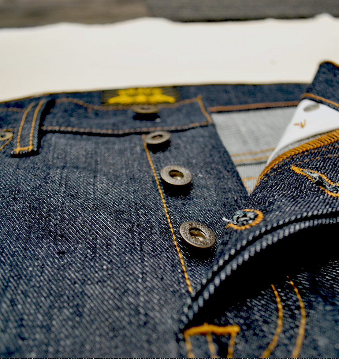 The Skeleton Skinny 15.5oz Japan Selvage Denim