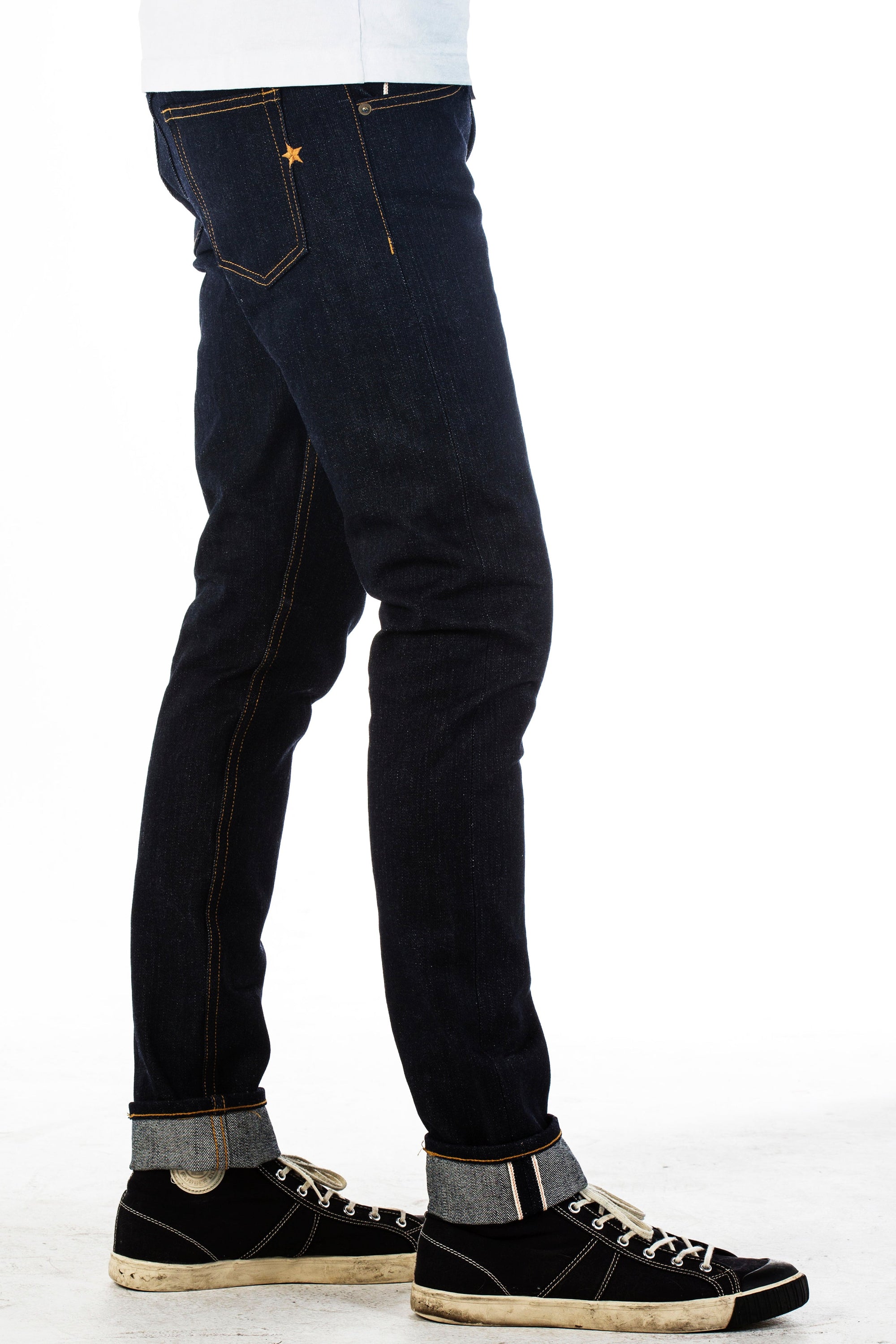The Skeleton Skinny 15.5oz Japan Selvage Denim