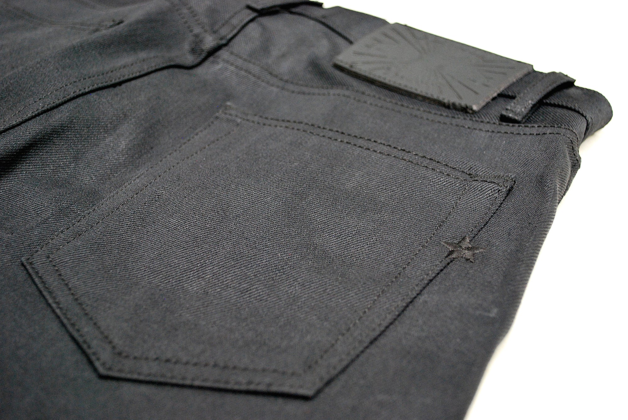 The Skeleton Skinny 12oz Double Black Cone Mills Selvage