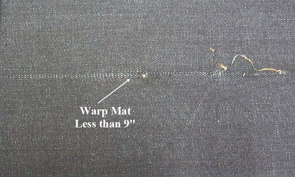 FACTORY IRREGULARS Indigo Selvage Denim 12oz-16oz