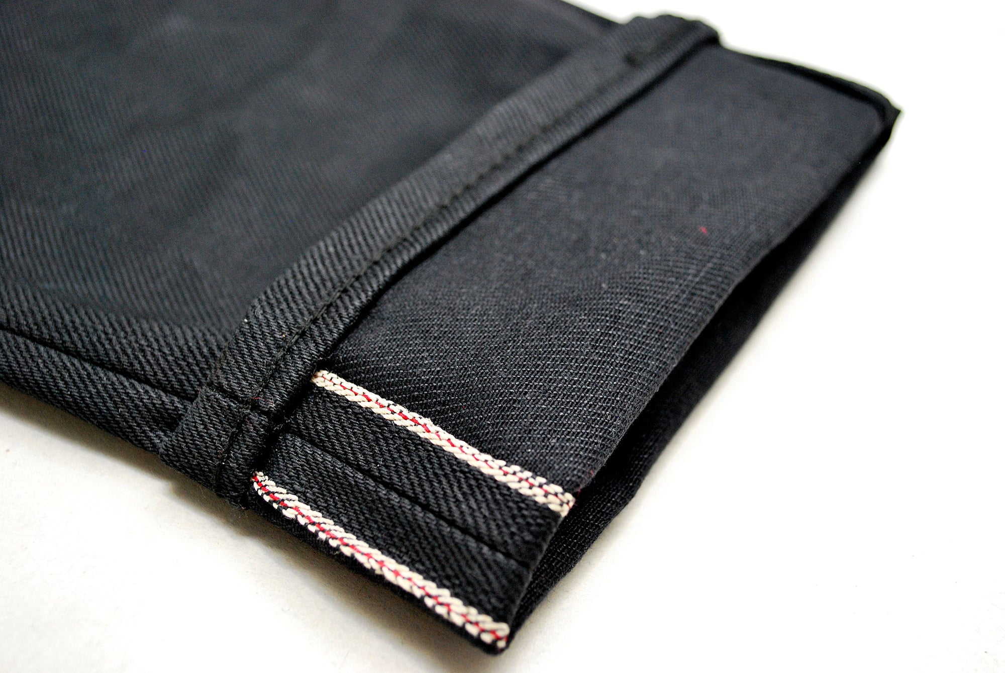 The Skeleton Skinny 12oz Double Black Cone Mills Selvage
